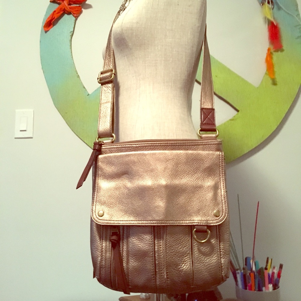 Gold Fossil Purse